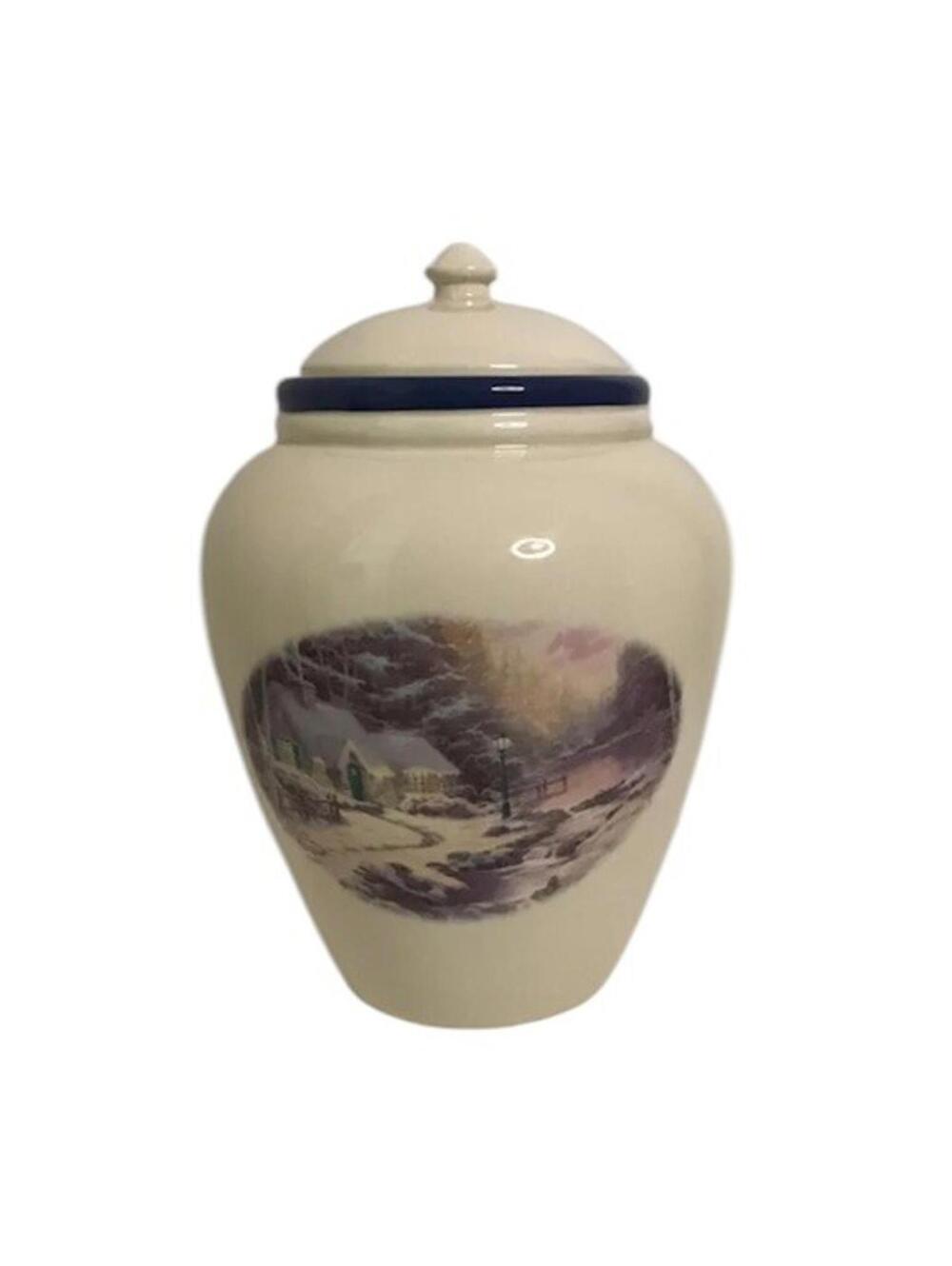 RARE Thomas Kinkade Painter Of The Light Cookie Jar #4956 OPEN BOX SEE PHOTOS